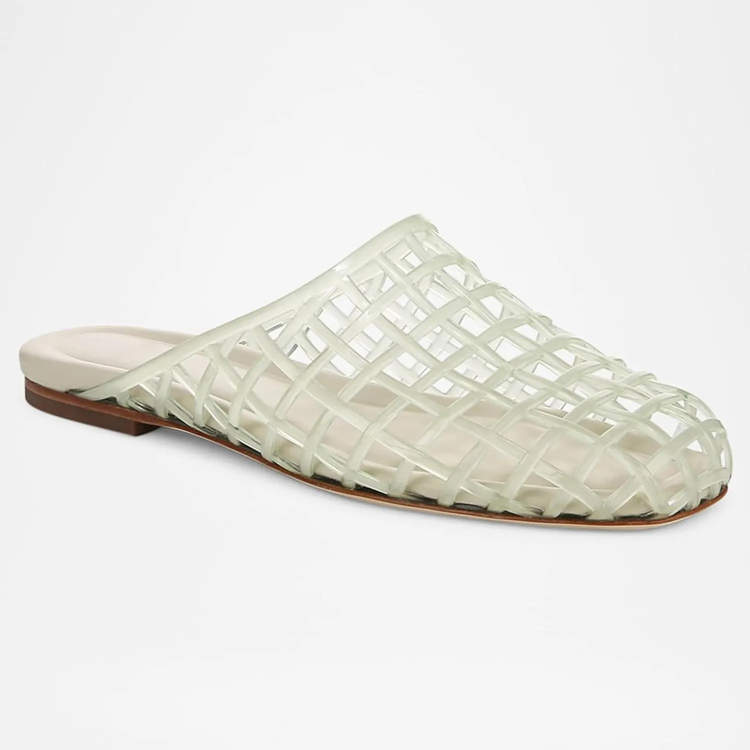 Jelly Shoes for Women Slip on Jelly Mesh Slides Comfortable Closed Toe Jelly Flats Sandals Jelly Summer Beach Slippers