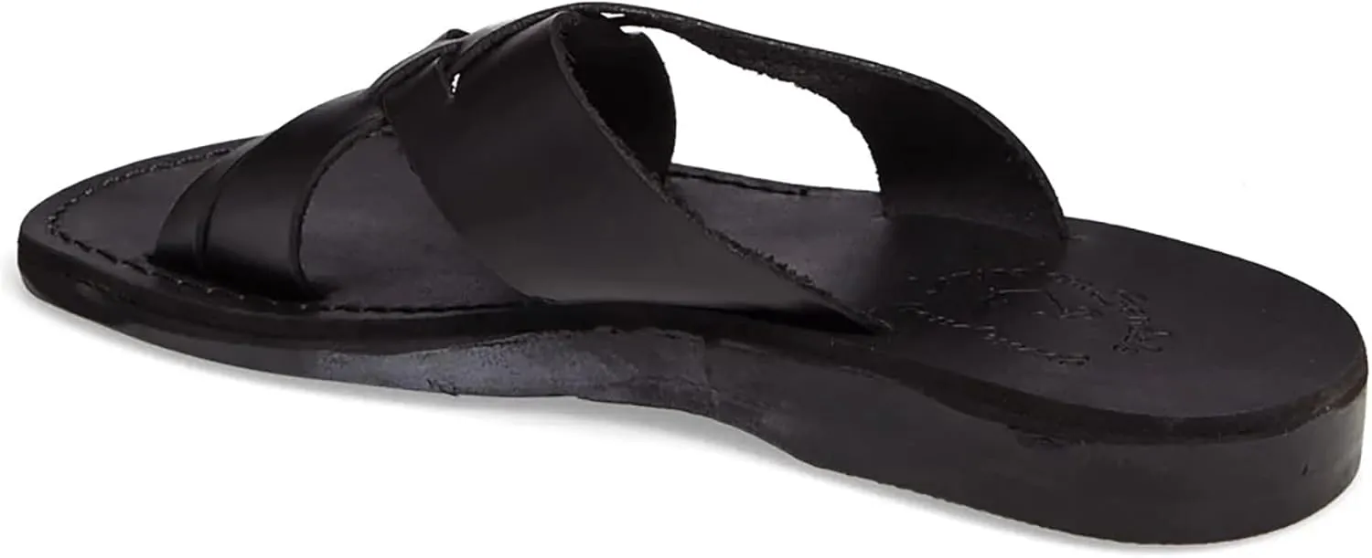 Jesse - Leather Woven Strap Sandal - Mens Sandals