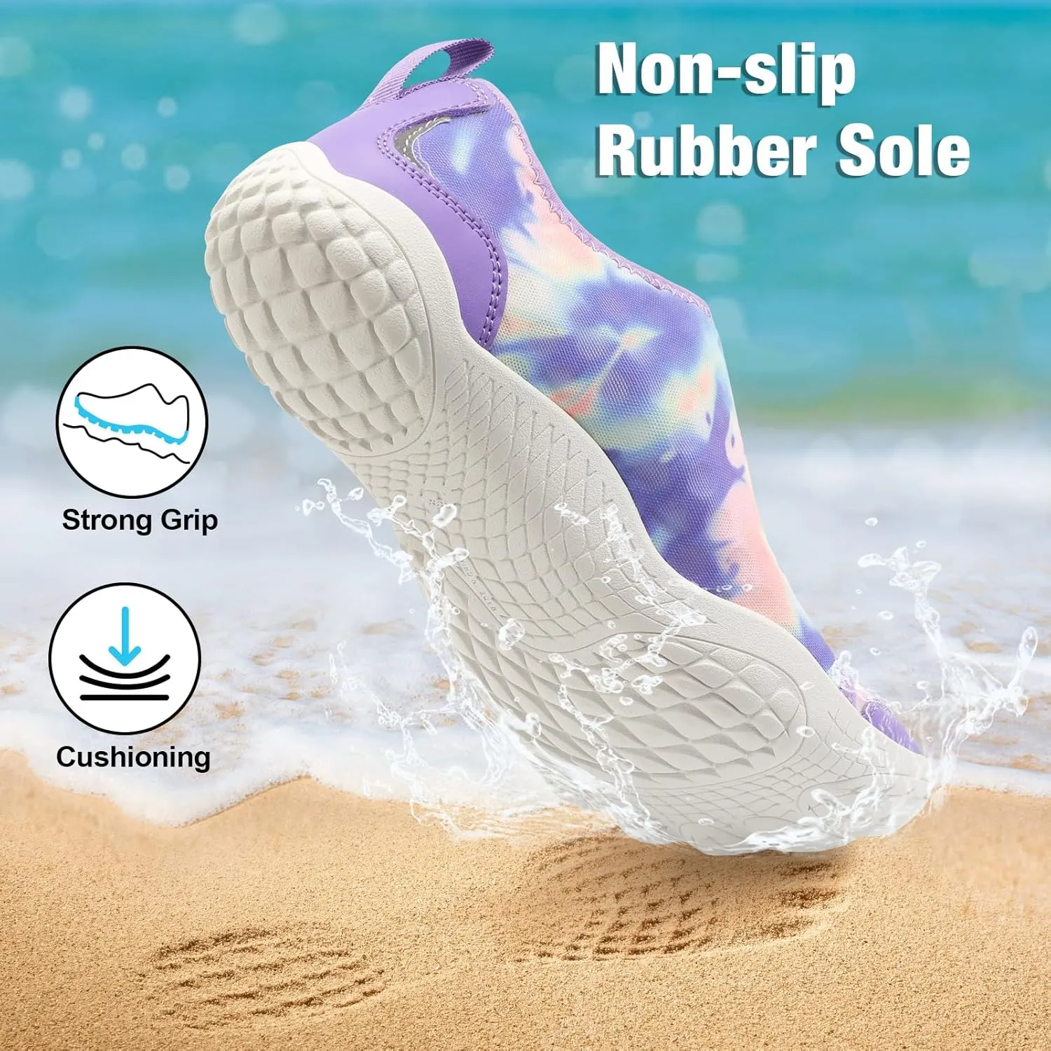JIASUQI Water Shoes for Men Women Barefoot Swim Beach Shoes Quick Dry Hiking Shoes Sneakers for Adults