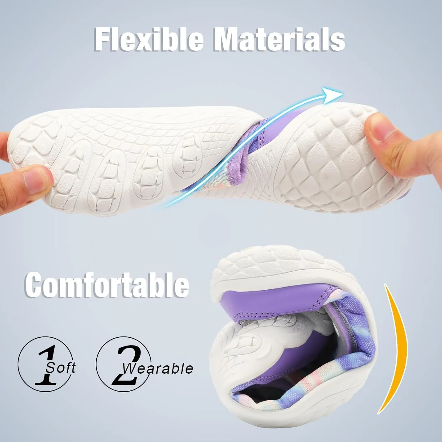 JIASUQI Water Shoes for Men Women Barefoot Swim Beach Shoes Quick Dry Hiking Shoes Sneakers for Adults
