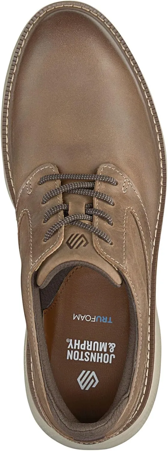 Johnston & Murphy Hayden Plain Toe Shoes for Men, Leather Shoes for Men, Men’s Dress Sneakers