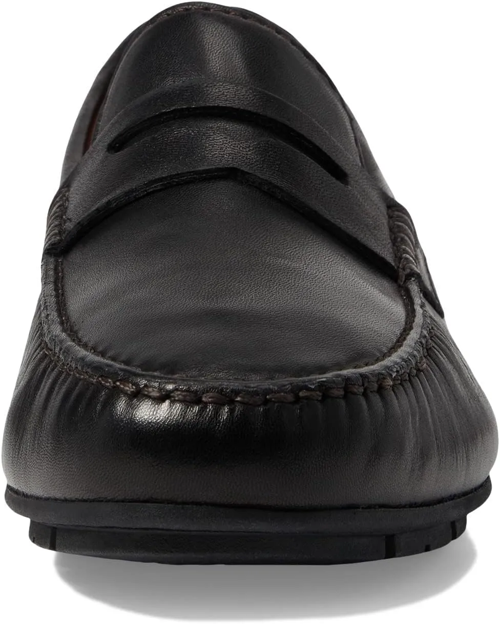 Johnston & Murphy Men’s Baldwin Driver Penny Shoes – Men’s Dress Shoes, Leather Moccasin Shoes, Dress Shoes for Men, Rubber Driver Sole & Cushioned Footbed, Men’s Loafers