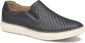 Johnston & Murphy Men’s McGuffey 2 Woven Slip-On Shoes for Men, Men’s Fashion Dress Sneakers, Casual Leather Shoes for Men
