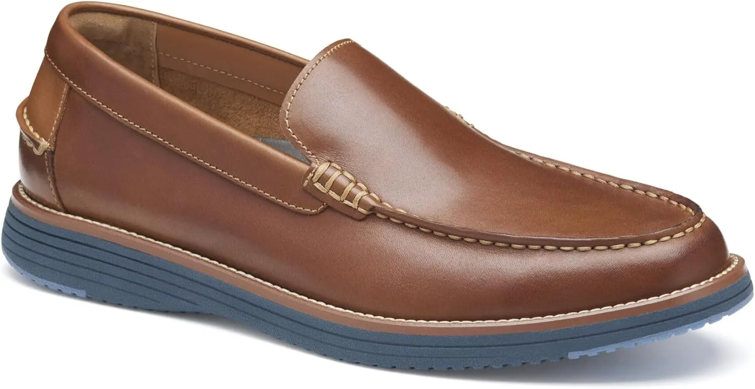 Johnston & Murphy Upton Venetian Loafer Men’s Shoe - Leathers Shoes for Men, Men’s Driver Shoes, Slip-On Moccasins for Men