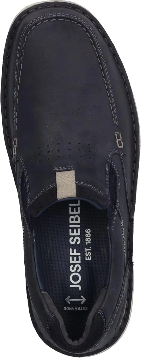 Josef Seibel Men Slippers Alan 01, Men´s Loafers,Extra Wide (K),Removable Insole