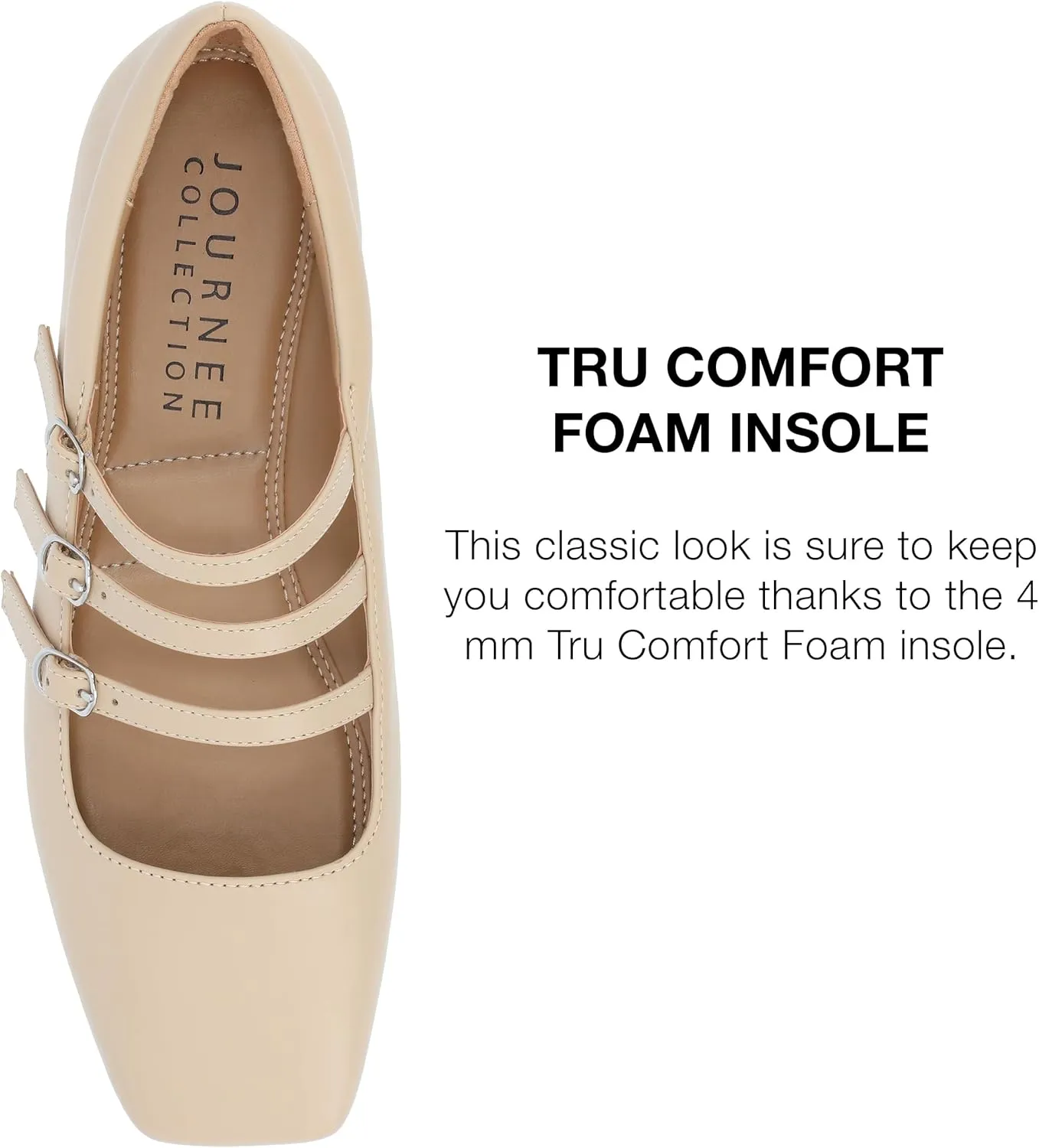 Journee Collection Women's Darlin Mary Jane Flat