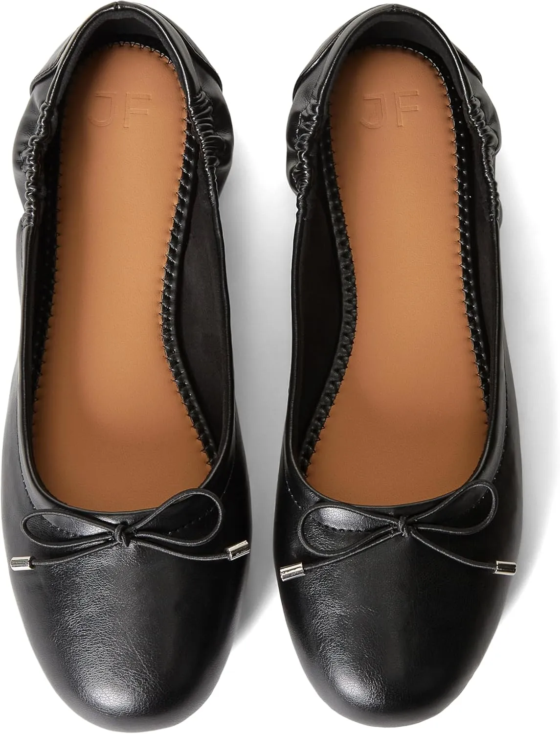 JustFab Womens Ballet Flats Shoes Foldable Round Toe Dress Shoes Comfortable Slip On Walking Flats Shoes Comfort Soft