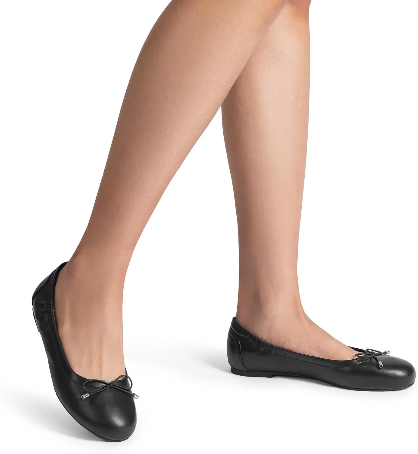 JustFab Womens Ballet Flats Shoes Foldable Round Toe Dress Shoes Comfortable Slip On Walking Flats Shoes Comfort Soft