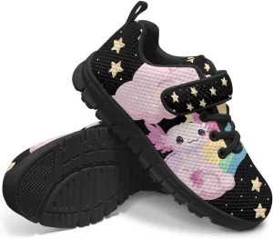 Kids Shoes for Boys Single Buckle Running Walking Sneakers Breathable Lightweight Sports Shoes US-11-2.5