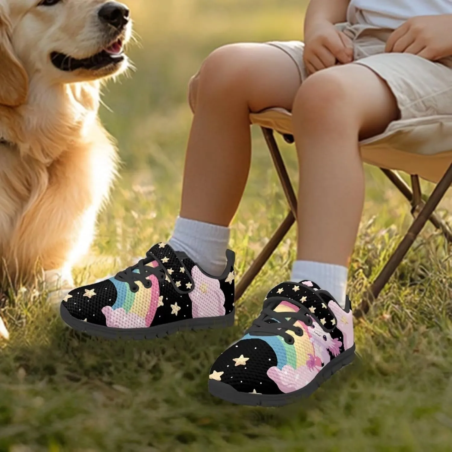 Kids Shoes for Boys Single Buckle Running Walking Sneakers Breathable Lightweight Sports Shoes US-11-2.5