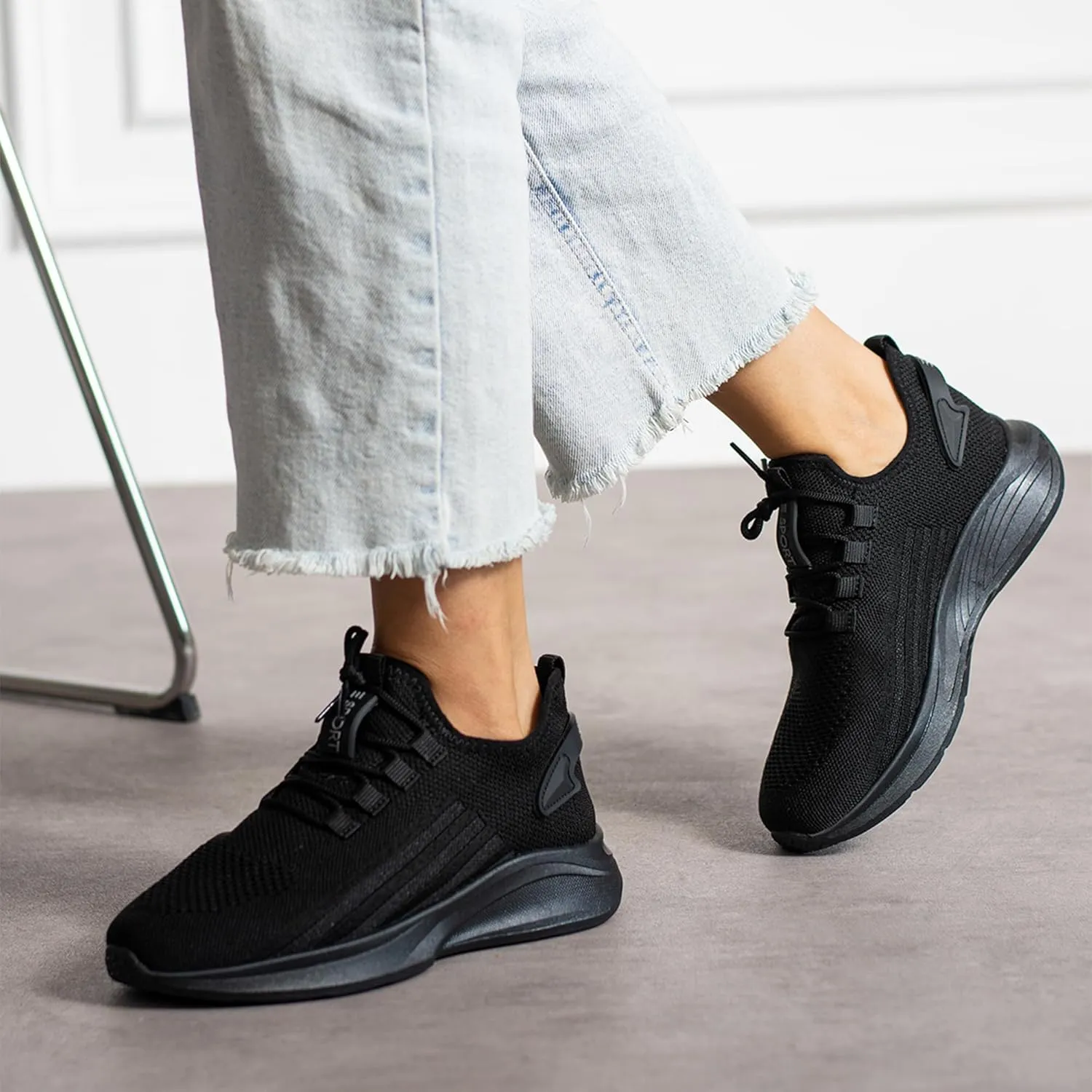 Knit Sneakers for Women and Men - Lightweight Slip-On Walking Shoes - Comfortable Women's Sneakers, Men's Sneakers, Casual Shoes