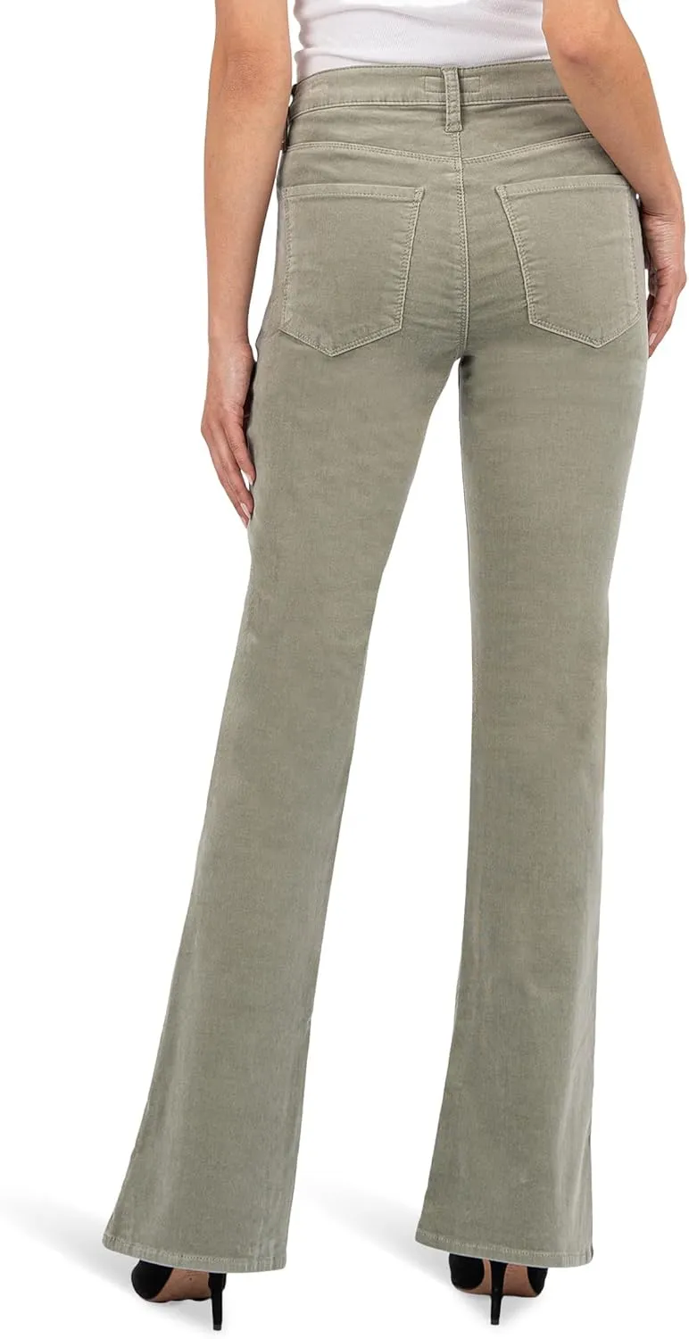 KUT from the Kloth Women's Ana High Rise Fab Ab Flare-Baby Dn All Over