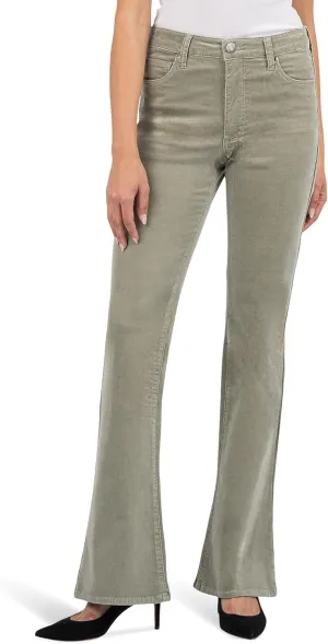 KUT from the Kloth Women's Ana High Rise Fab Ab Flare-Baby Dn All Over
