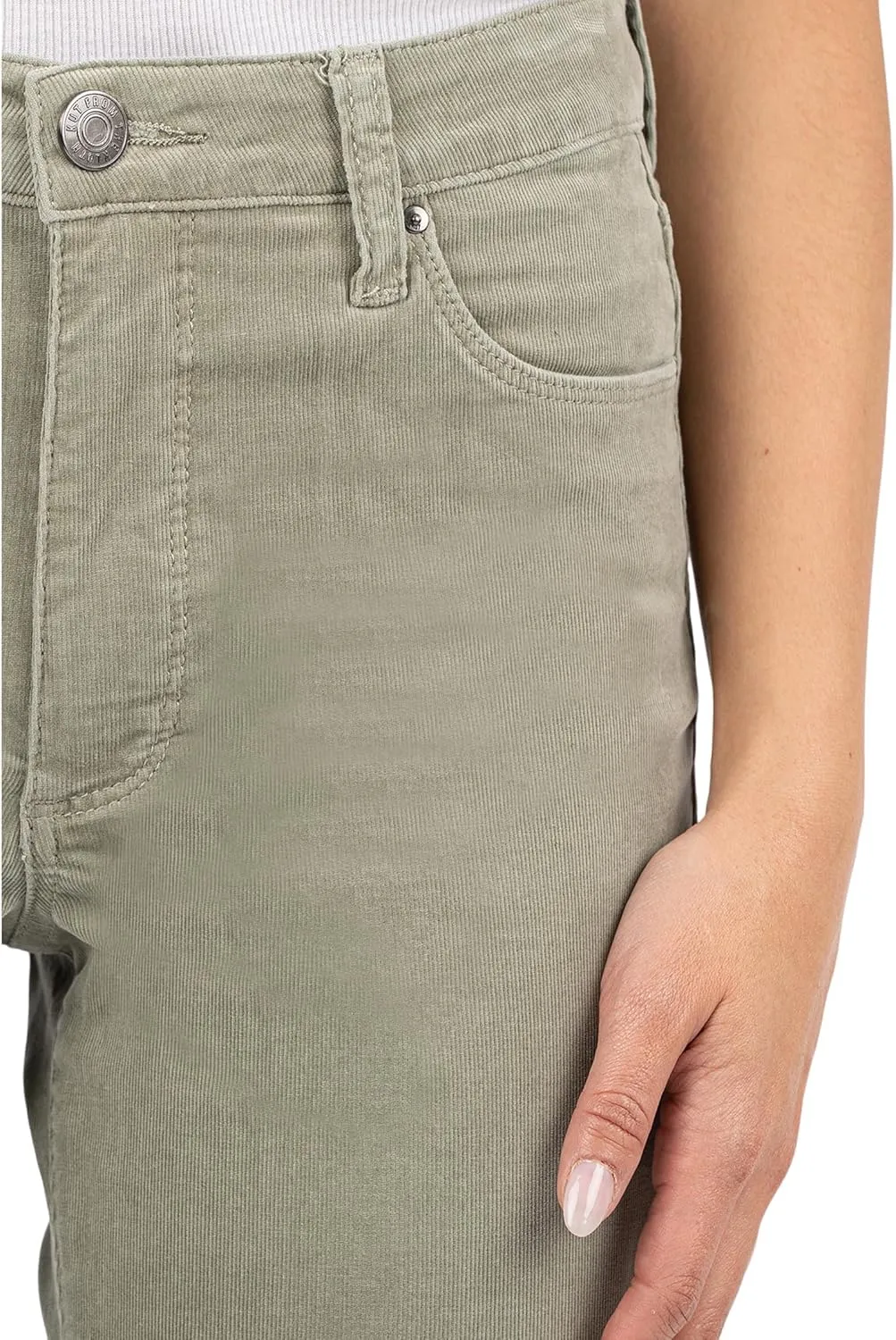 KUT from the Kloth Women's Ana High Rise Fab Ab Flare-Baby Dn All Over