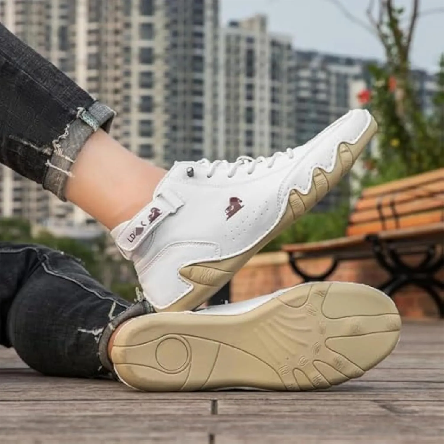 LELEBEAR Vogany Shoes Orthopedic Sneakers for Women and Men, Unisex Outdoor Waterproof Breathable Casual Sneakers Shoes