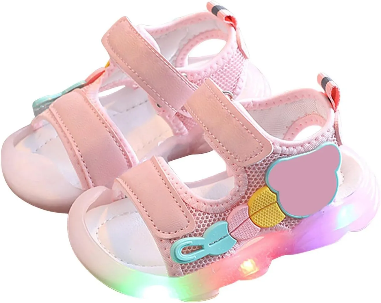Light up Shoes for Infant Toddler Sandal with LED Light up 𝐒parkle Breathable Lightweight Casual Casual Sneakers