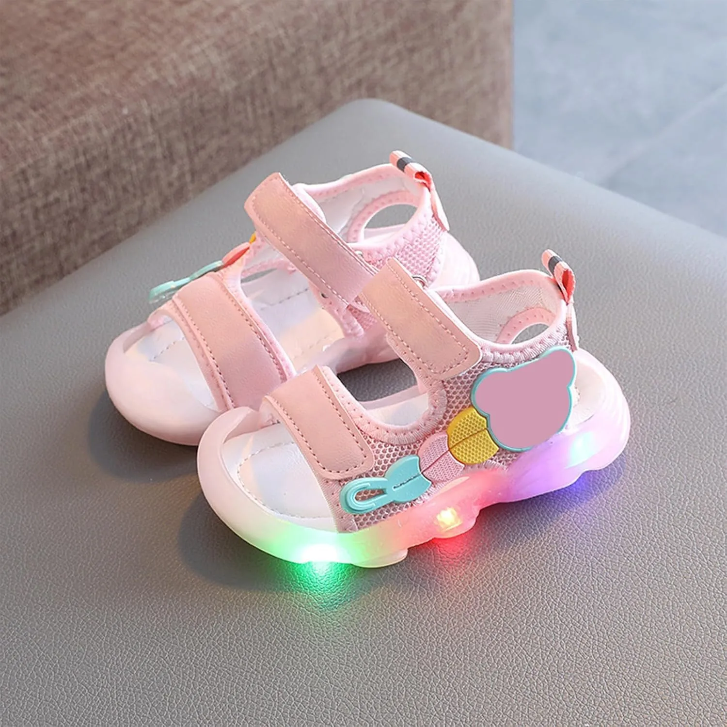 Light up Shoes for Infant Toddler Sandal with LED Light up 𝐒parkle Breathable Lightweight Casual Casual Sneakers