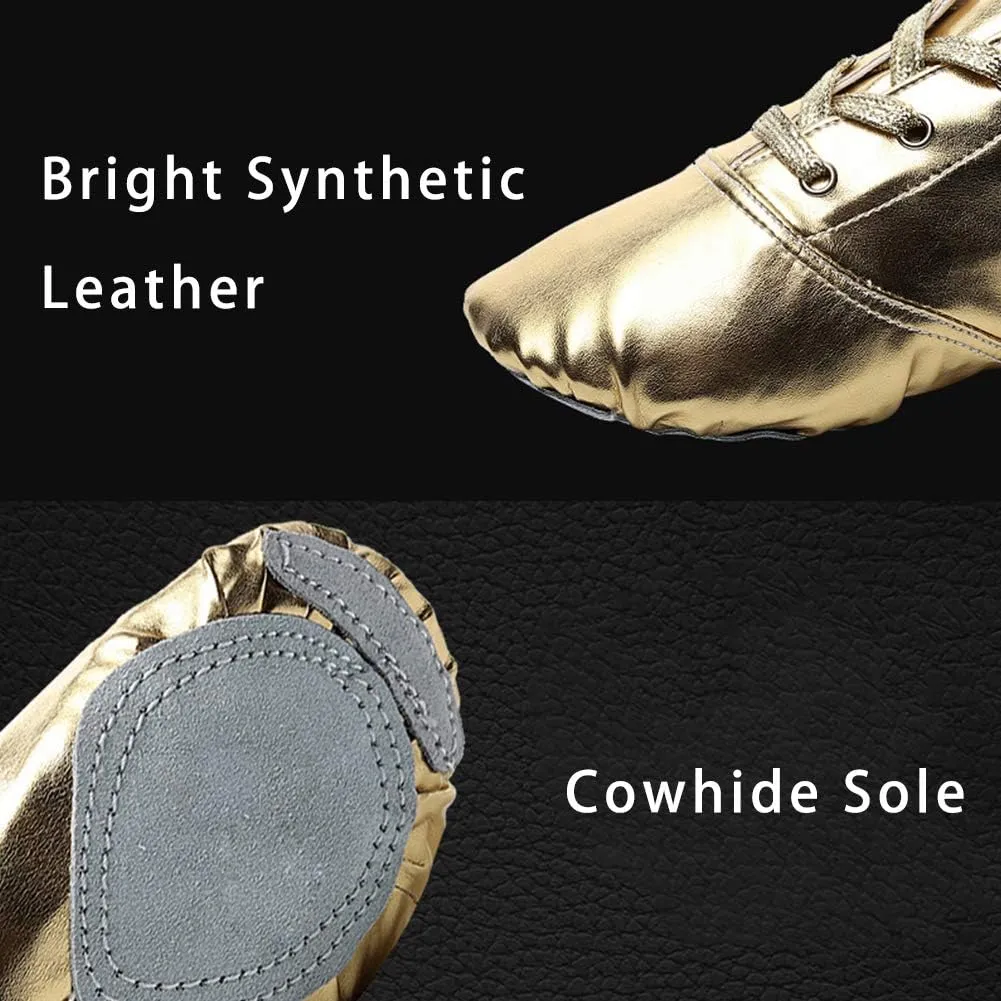 Lightweight Jazz Shoes Modern Dance Shoes Lace Up Soft Sole for Women and Men