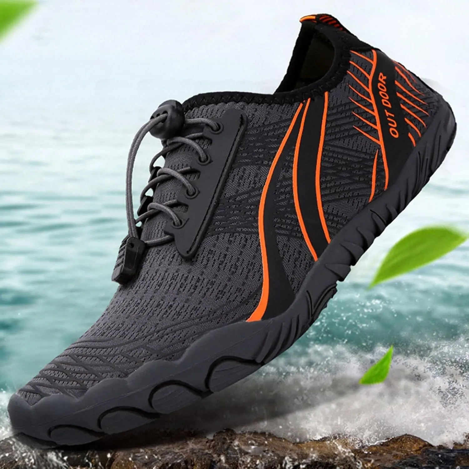 Lightweight Water Shoes Mens Womens Quick Dry Barefoot Aqua Shoes for Swimming Beach Pool Surf Hiking Kayaking Yoga Water Sports