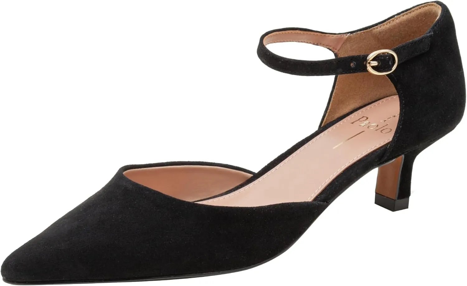 Linea Paolo - Carey - Womens Two-Piece Low Kitten Heel Pumps