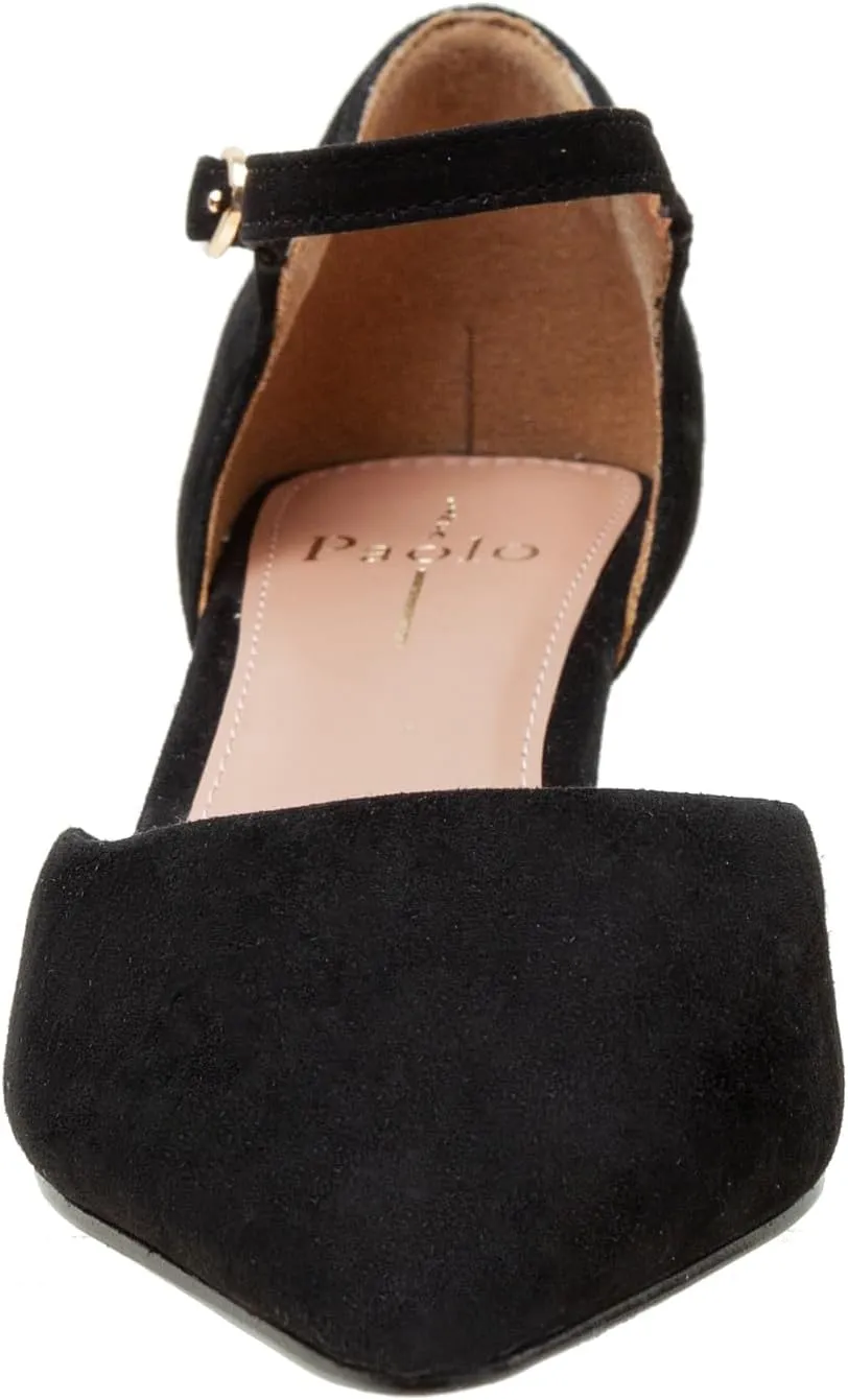 Linea Paolo - Carey - Womens Two-Piece Low Kitten Heel Pumps