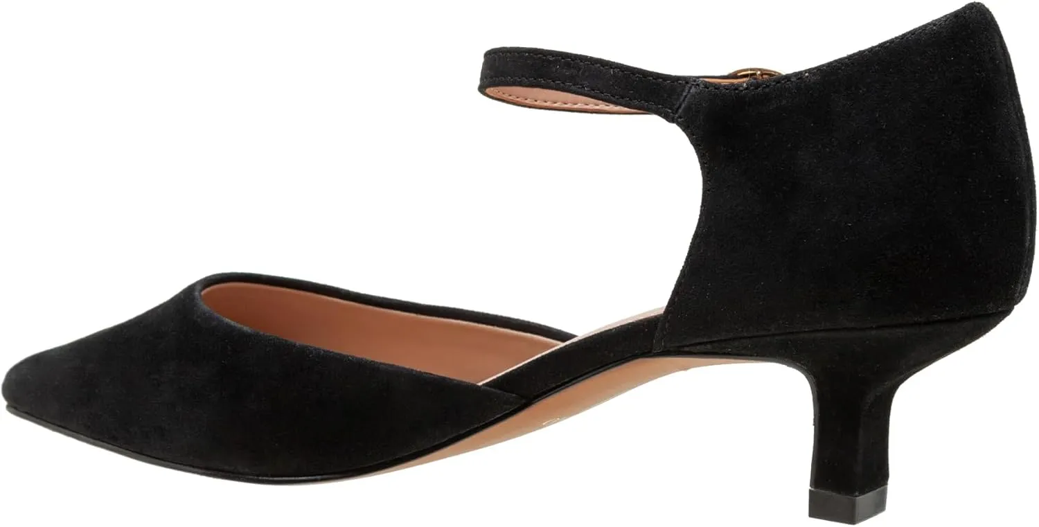 Linea Paolo - Carey - Womens Two-Piece Low Kitten Heel Pumps
