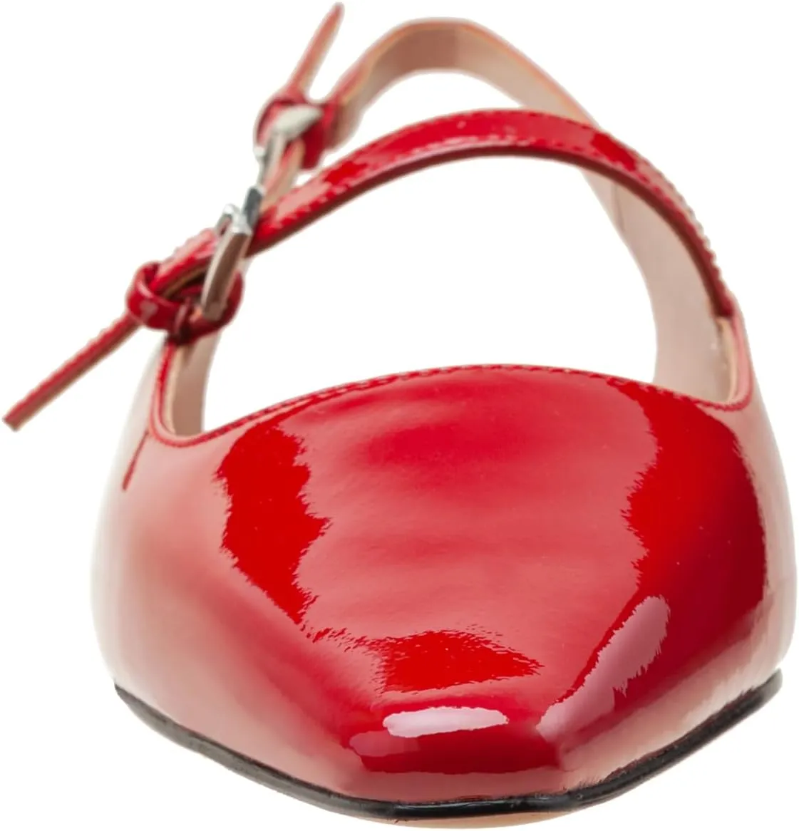 Linea Paolo - Celeste - Womens Leather Or Patent Slingback Flats