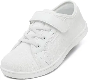 Little/Big Kids Barefoot Shoes Boys Breathable Walking Sneakers Girls Lightweight Wide Toe Box Shoes for Indoor Outdoor