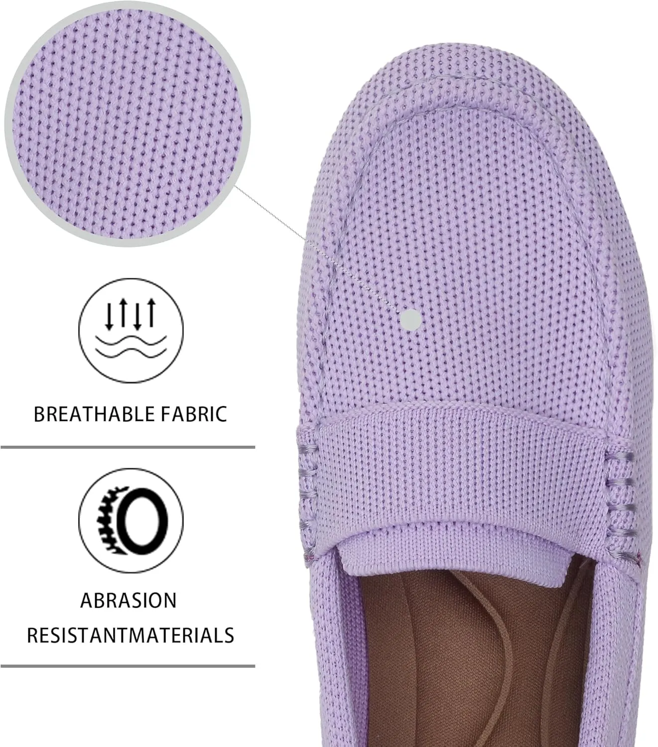 Loafers for Women Comfortable Breathable ShoeCasual Slip On Womens Driving Flats Shoes