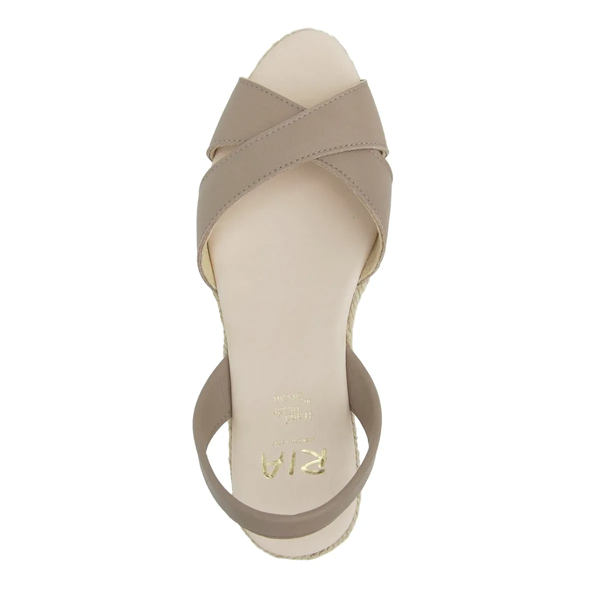 Loretta Low Jute Wedge Espadrilles in Putty