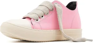 Low Top Sneakers for Women Jumbo Lace-Up Comfort Walking Shoes Wide Eyelets Trainers Casual Canvas Shoe