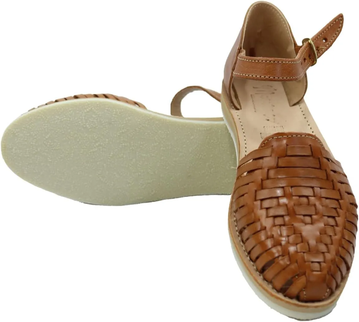 Macarena Collection Sandals women Huarache Sandal Colorful Leather Mexican Style 927 Ankle Strap