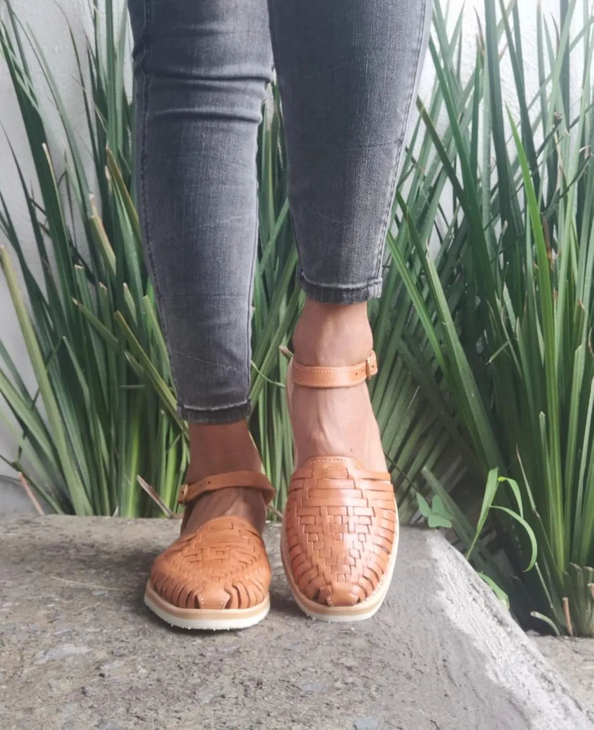 Macarena Collection Sandals women Huarache Sandal Colorful Leather Mexican Style 927 Ankle Strap