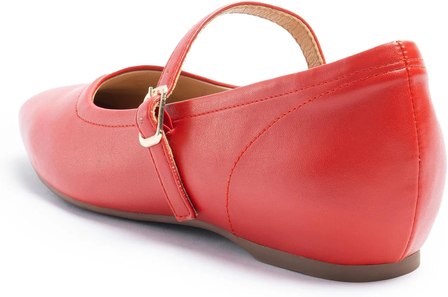 Mary Jane Flat Shoes with Arch Support and Hidden Wedge Heel, Women Ballet Flats, Mary Jane Flats, Comfortable Dress Shoes