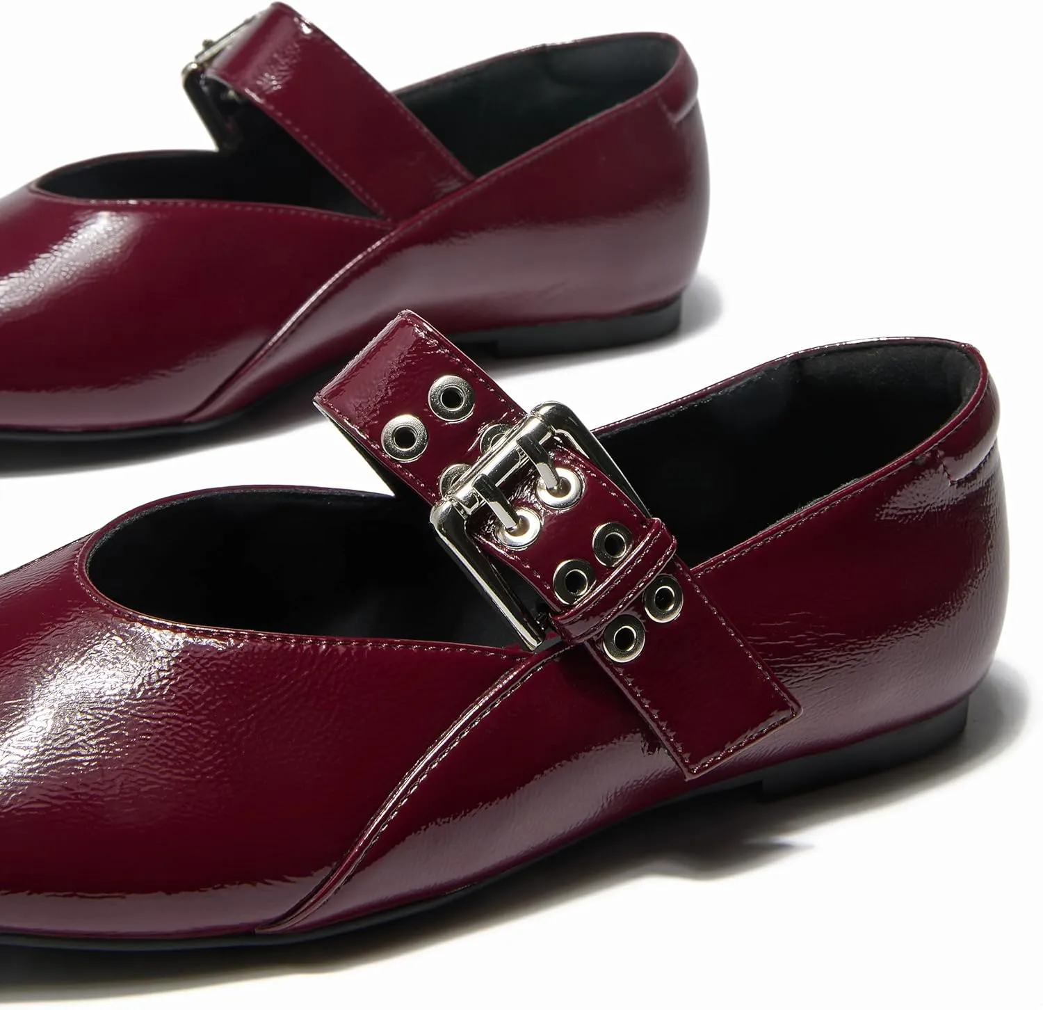 Mary Janes Flats for Women Round Toe Stylish Women's Ballet Flats Shoes for Casual Party Ball Wedding