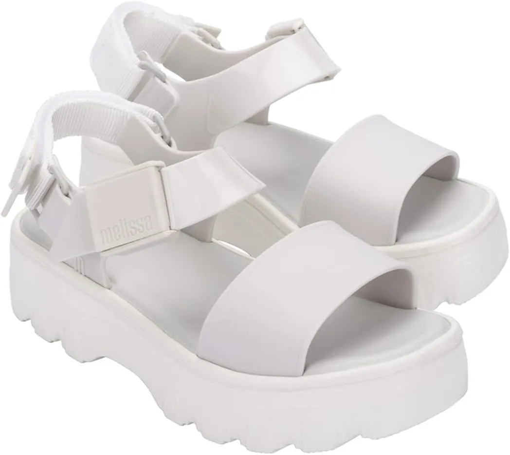 Melissa Kick Off Platform Sandals for Women - Super Soft and Flexible Vegan Chunky Platform Sandal with Adjustable Straps and Open Toe Design