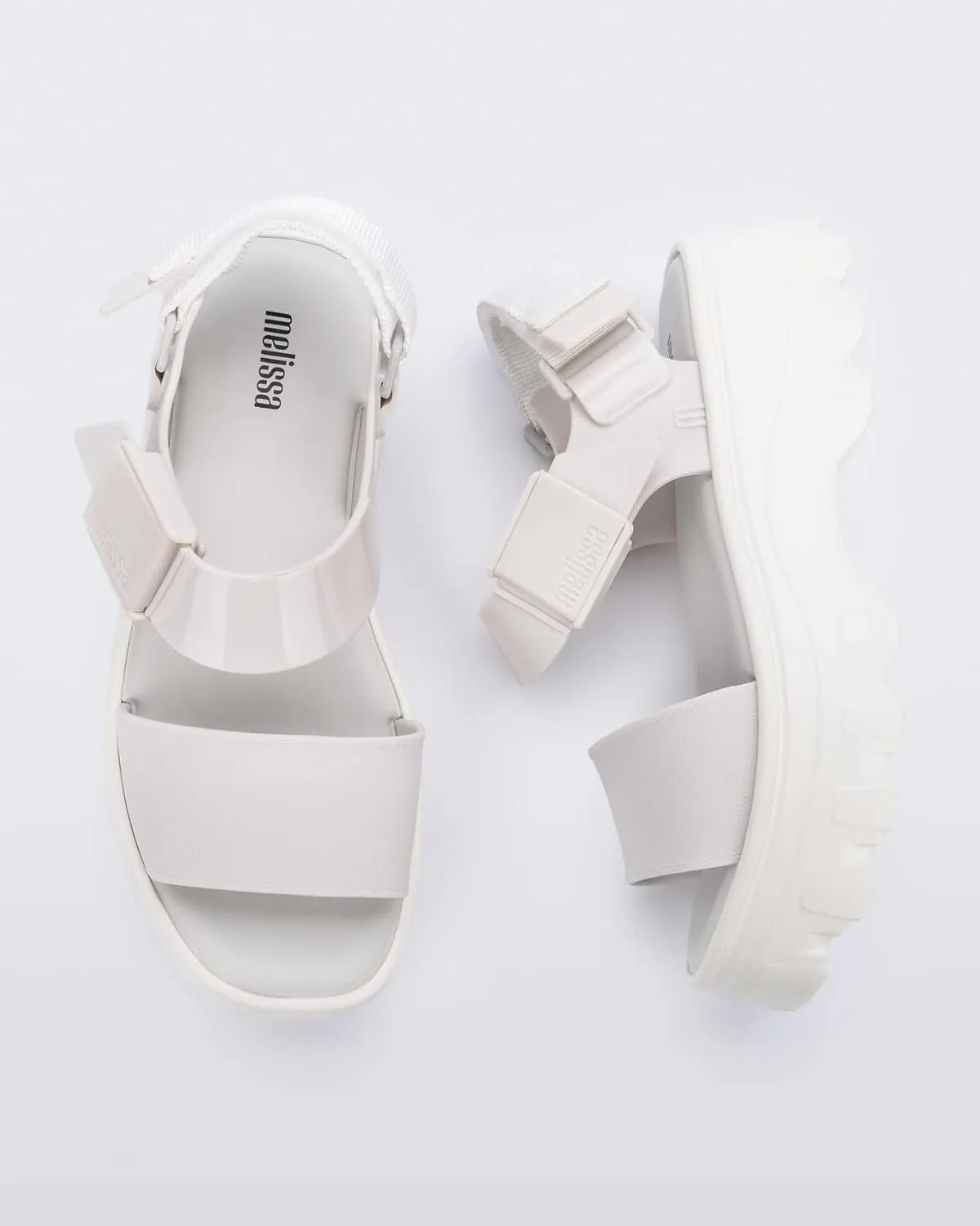 Melissa Kick Off Platform Sandals for Women - Super Soft and Flexible Vegan Chunky Platform Sandal with Adjustable Straps and Open Toe Design