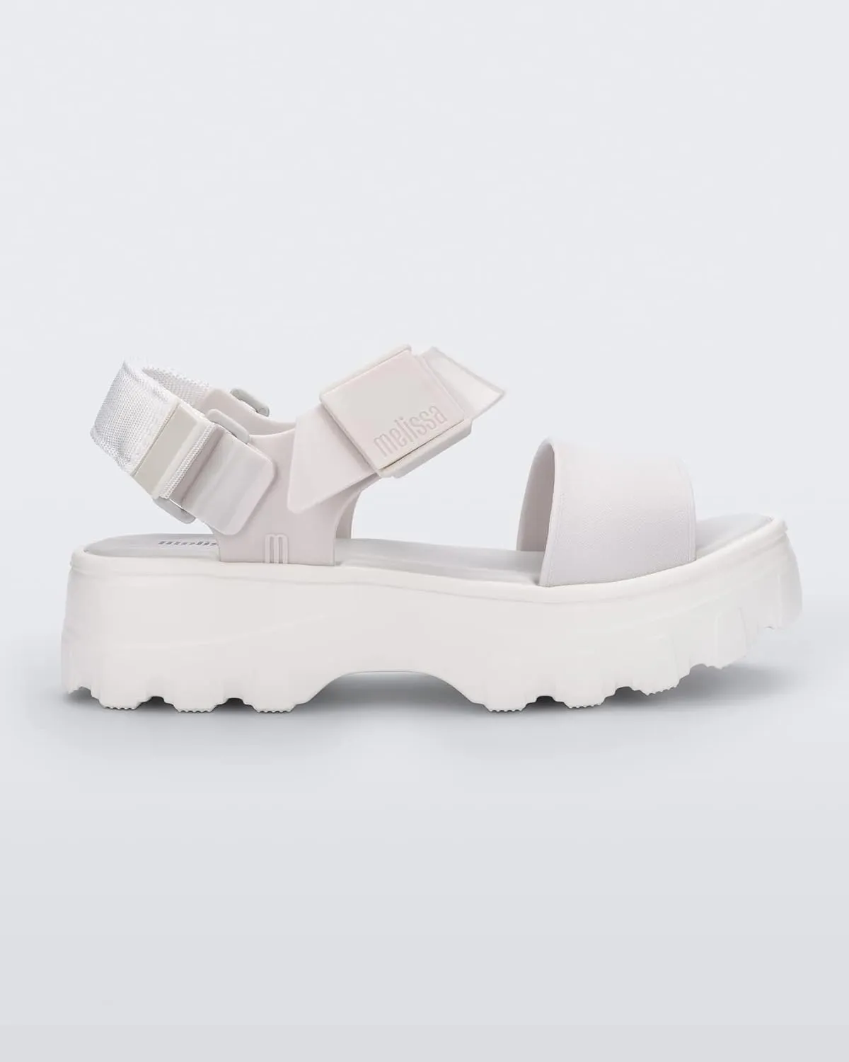 Melissa Kick Off Platform Sandals for Women - Super Soft and Flexible Vegan Chunky Platform Sandal with Adjustable Straps and Open Toe Design