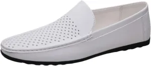 Mens Breathable Moccasins Shoes Fashion Simple Loafers Vegan Leather Comfortable Lightweight Resistant Party Slip On for Men