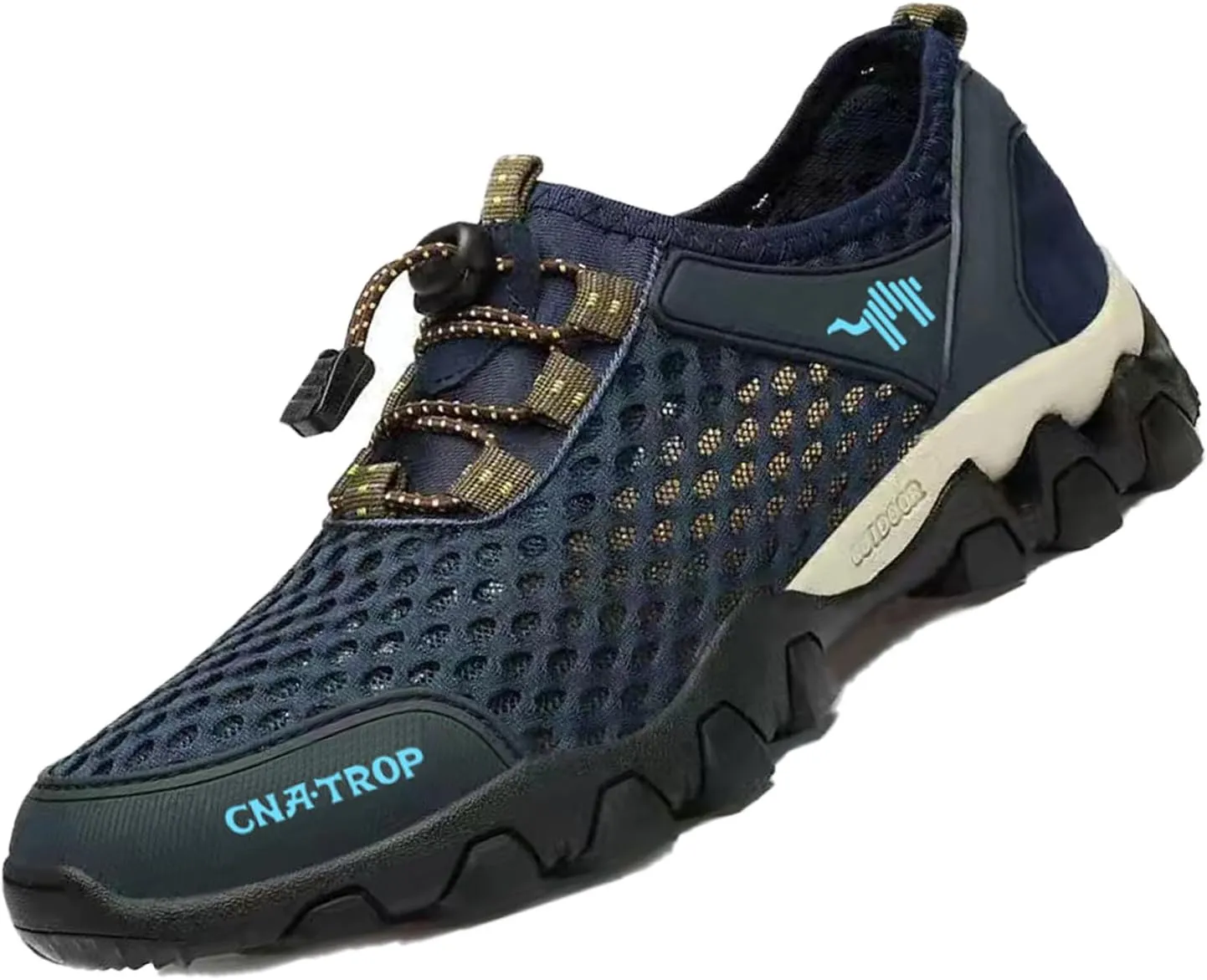 Men's Breathable Orthopedic Quick Drying Shoes for Hiking&Water in Summer Comfortable Non-Slip Soft Sole Casual Walking Shoes Outdoor Travel Driving Shoes