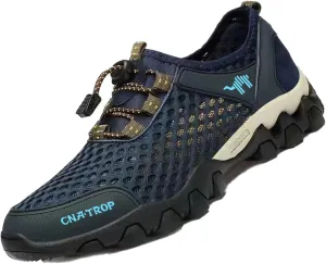 Men's Breathable Orthopedic Quick Drying Shoes for Hiking&Water in Summer Comfortable Non-Slip Soft Sole Casual Walking Shoes Outdoor Travel Driving Shoes
