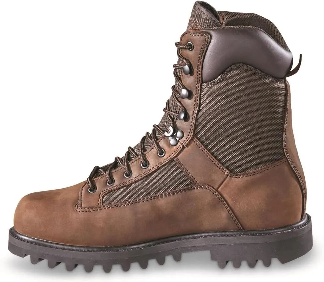 Men's Insulated Waterproof Hunting Boots Non-Slip Shoes, 400-gram