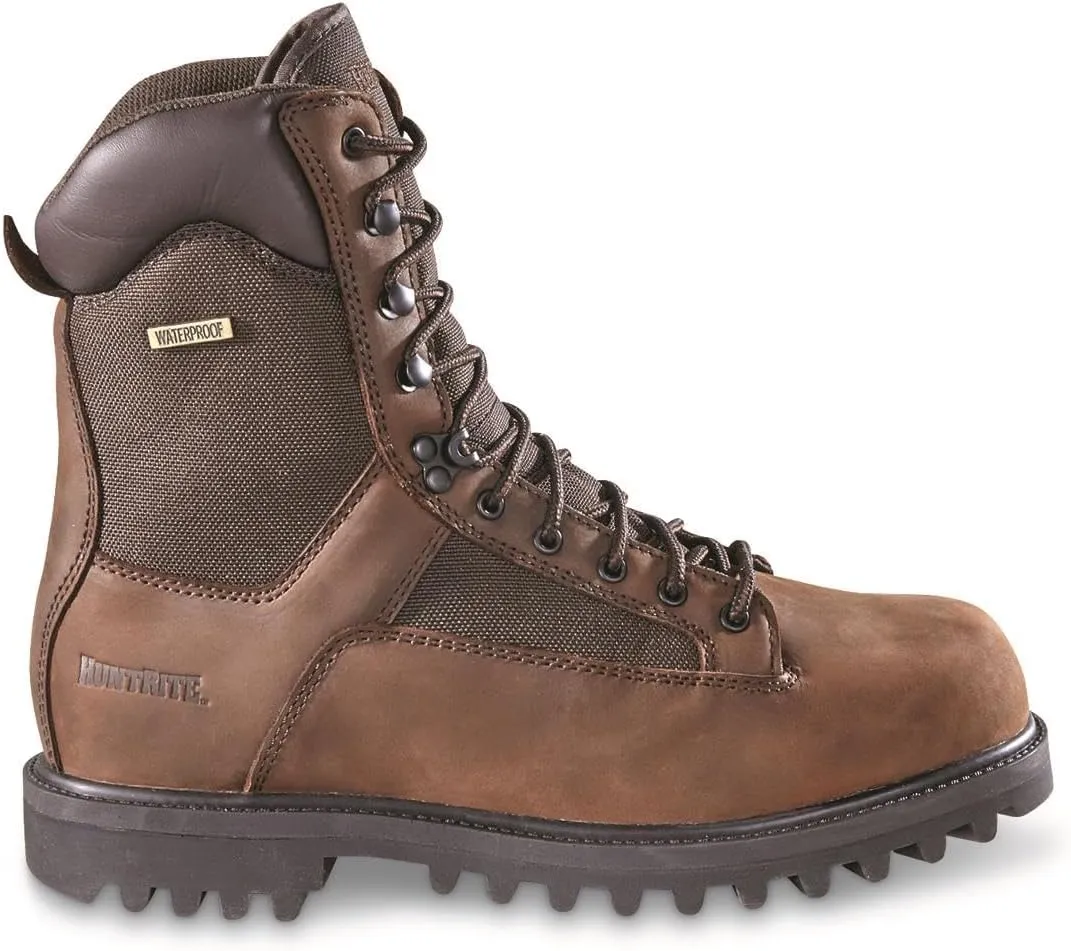 Men's Insulated Waterproof Hunting Boots Non-Slip Shoes, 400-gram