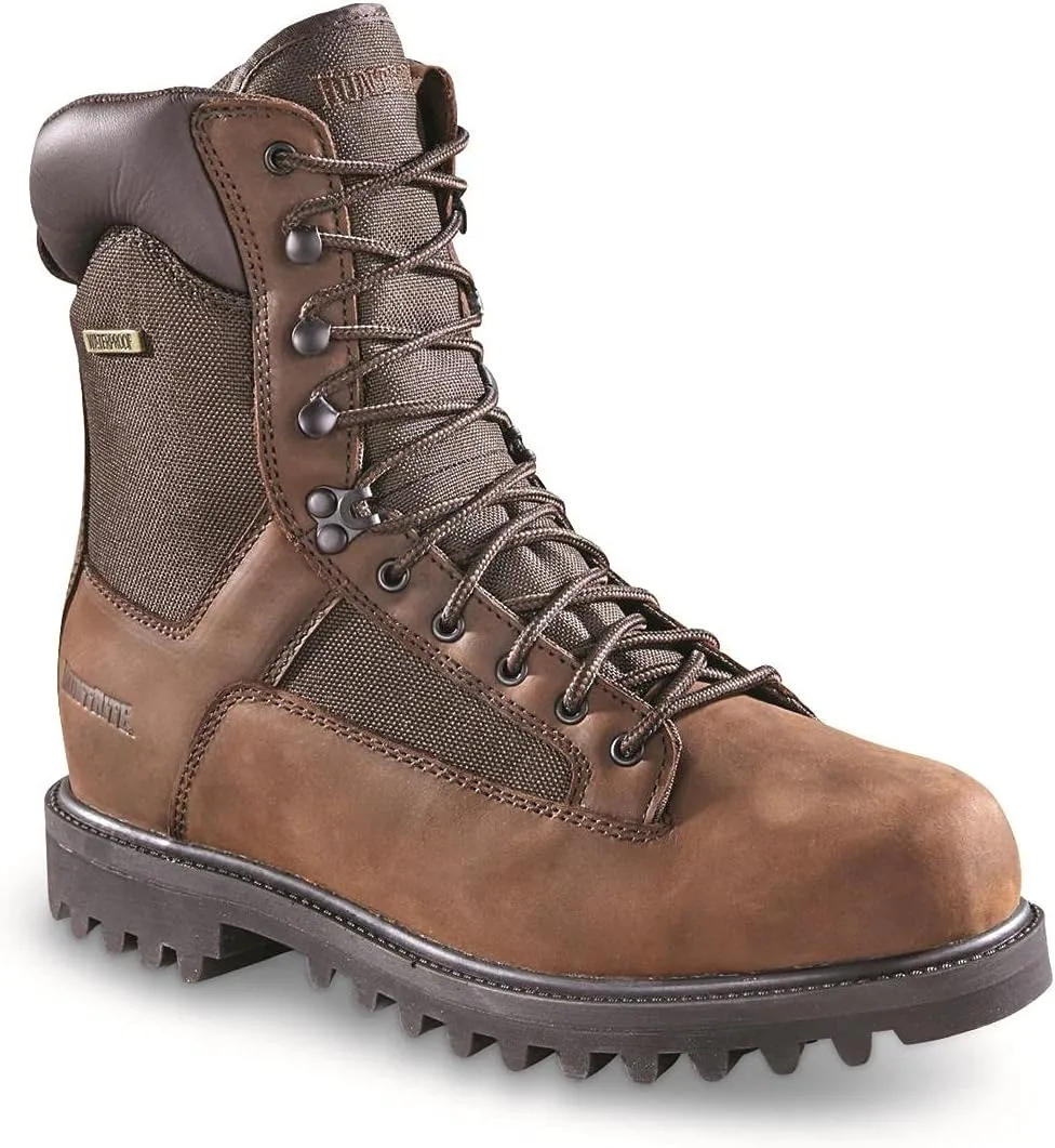 Men's Insulated Waterproof Hunting Boots Non-Slip Shoes, 400-gram