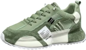 Men's Lace-Up Sneakers for Outdoor Sports Walking, Jogging - All-Season Comfort