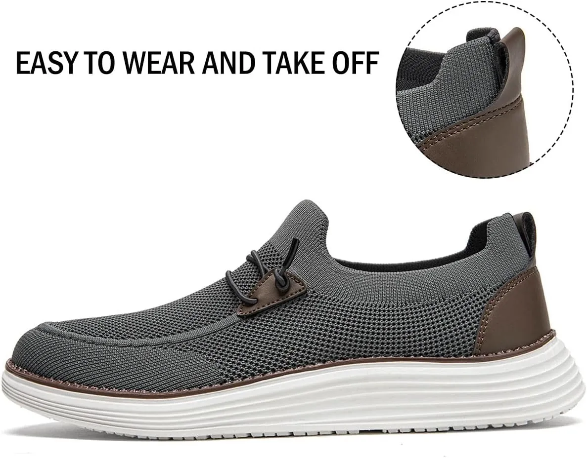 Men's Loafers Slip On Shoes Men Boat Shoes Casual Walking Shoes for Men Comfort Lightweight Breathable