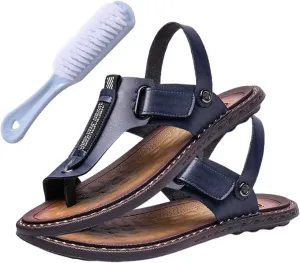 Mens Sandals Slippers, Men Summer Casual Slip-On Breathable Orthopedic Bunion Correction Sandals, Unique for Men, Beach Ring Toe Walking Orthopedic Flip Flops