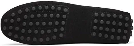 Men's Suede Leather Penny Loafers, Casual Driving Moccasins, Slip-On Boat Shoes,Big Sizes