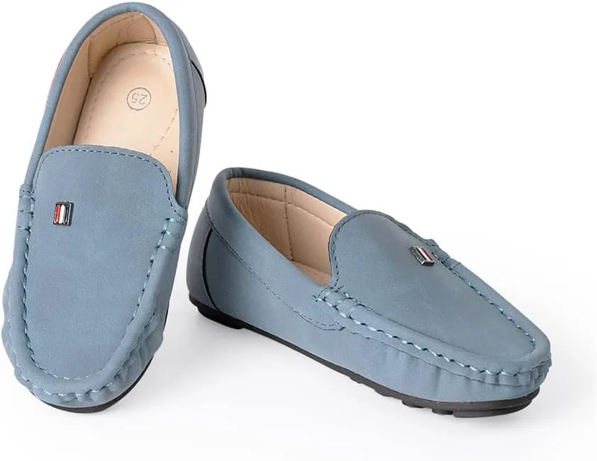 Miamooi Toddler Boys Girls Wedding Dress Shoes Little Kid Slip On Loafers School Uniform Moccasins Walking Shoe