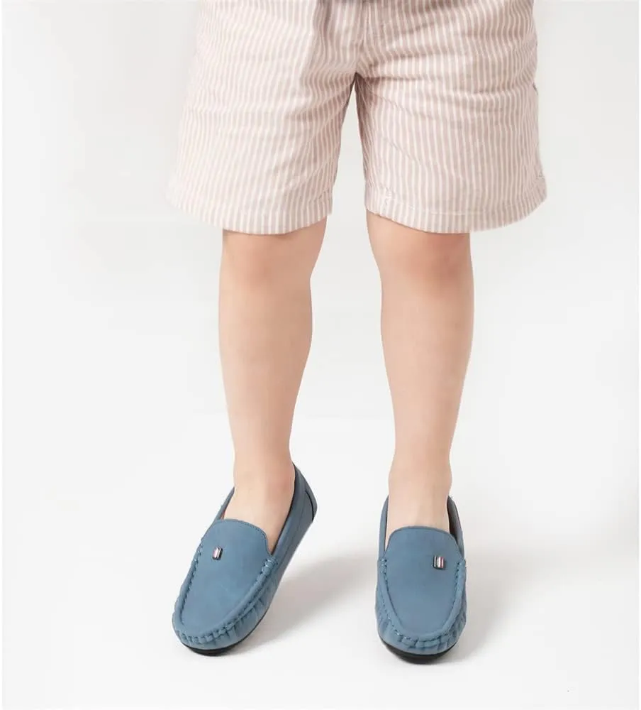 Miamooi Toddler Boys Girls Wedding Dress Shoes Little Kid Slip On Loafers School Uniform Moccasins Walking Shoe